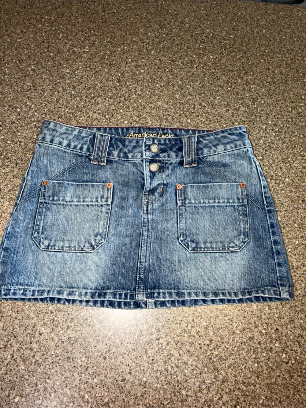 American Eagle Outfitters y2k Denim Mini Skirt